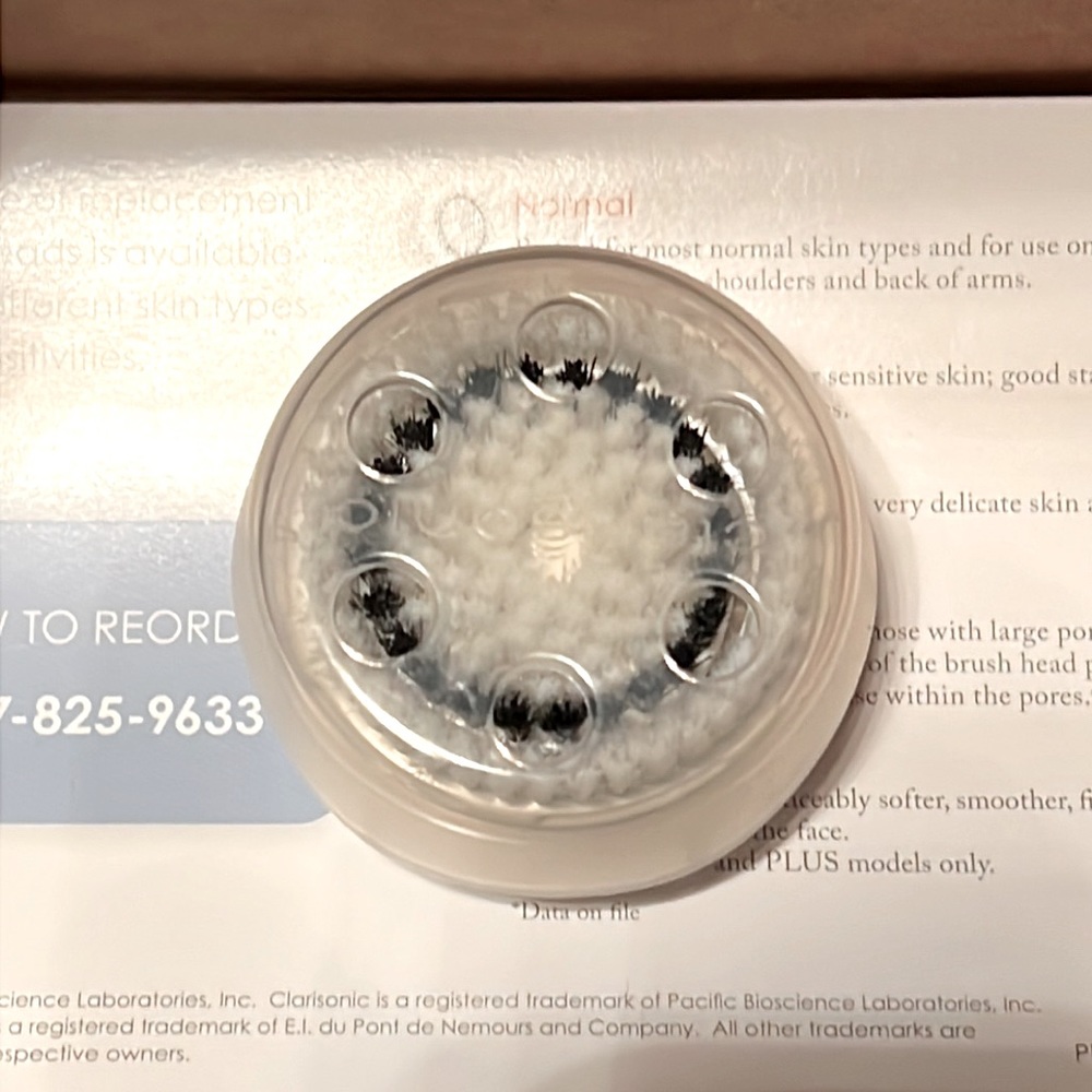 Brand New CLARISONIC Replacement Brush Head SENSITIVE skin. Each sold separately